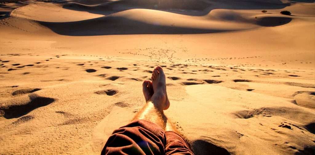 Barefoot in the Desert