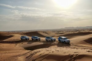 Dune Bashing a Dubai