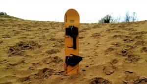 Sandboarding board
