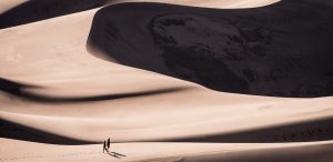 Grandes dunas de arena colorado