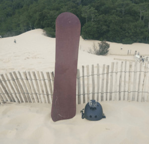 Sandboarding i Frankrike - Dune av Pilat (Pyla Dune)