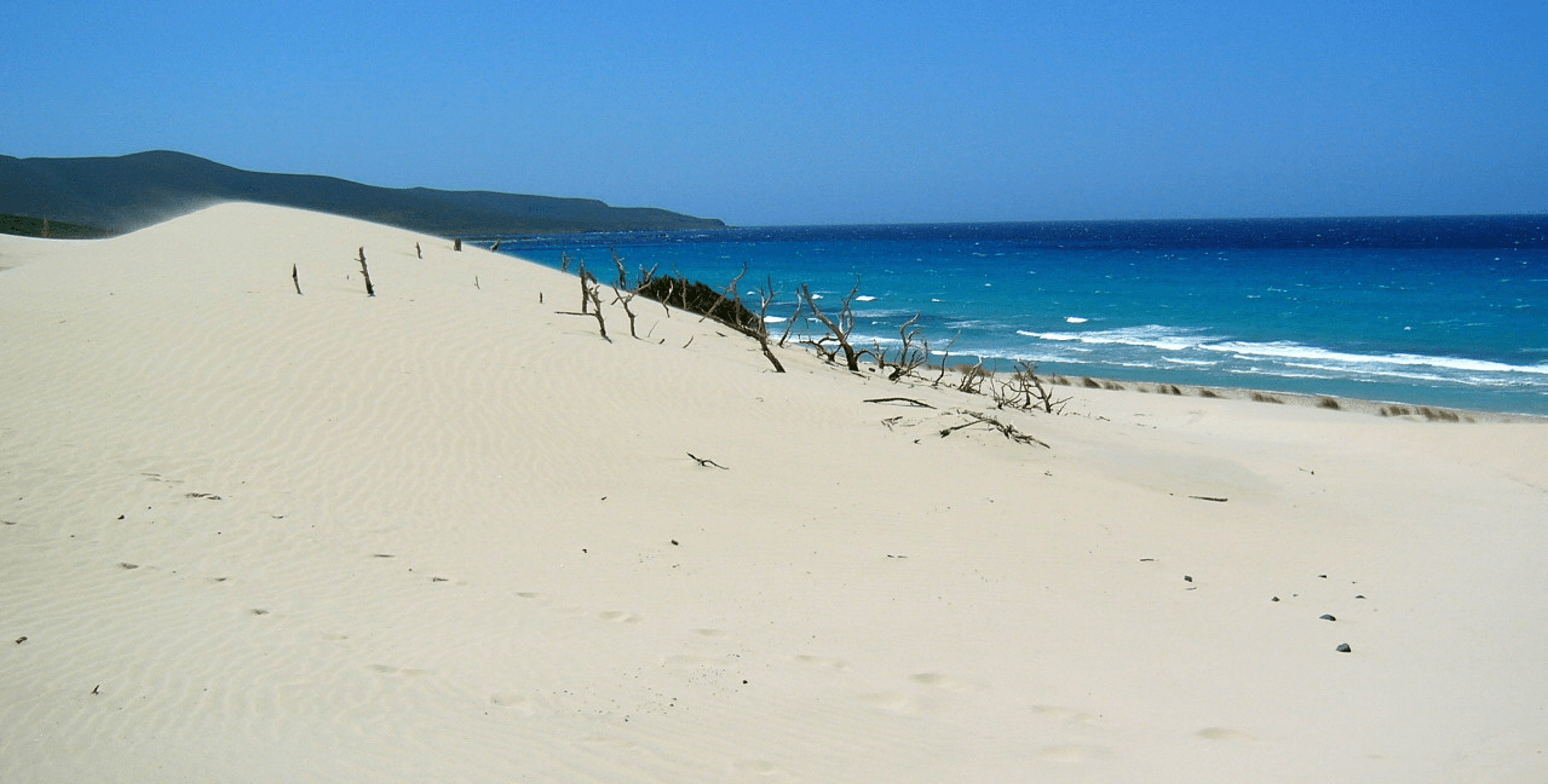 Dunele de nisip din Port Pino