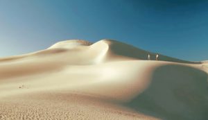 Sanddyner på Eyre-halvön, södra Australien