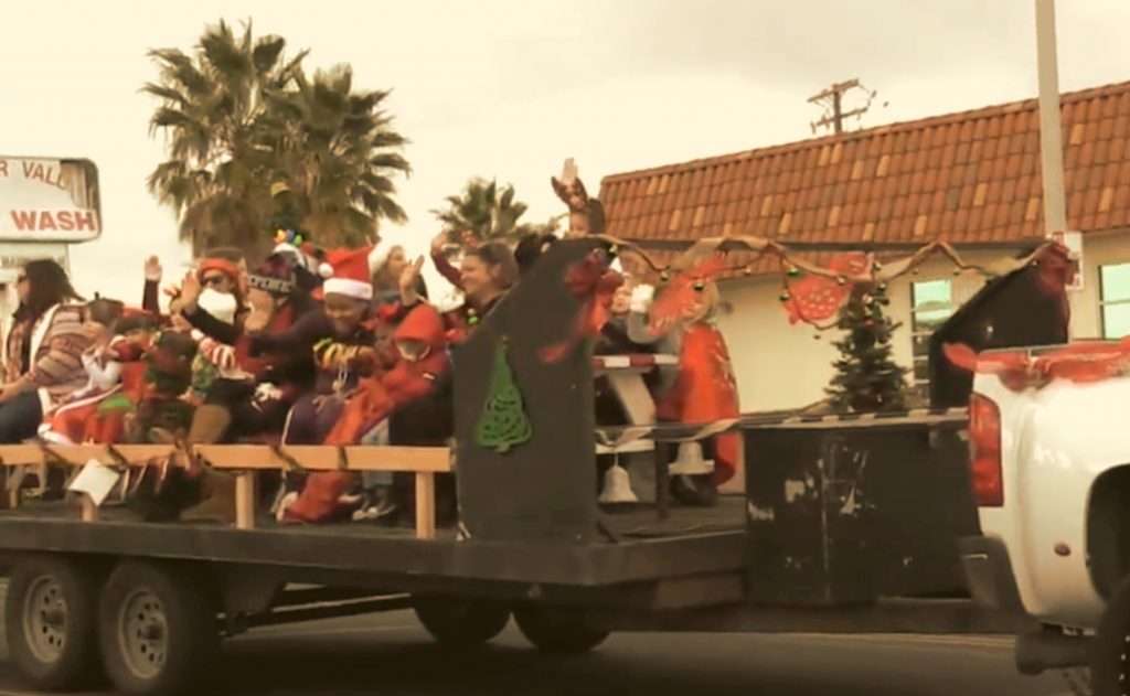 Christmas Parade in the High Desert. Victorville, California.