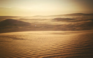 Dunes de sable Killpecker près de Rock Springs, Wyoming