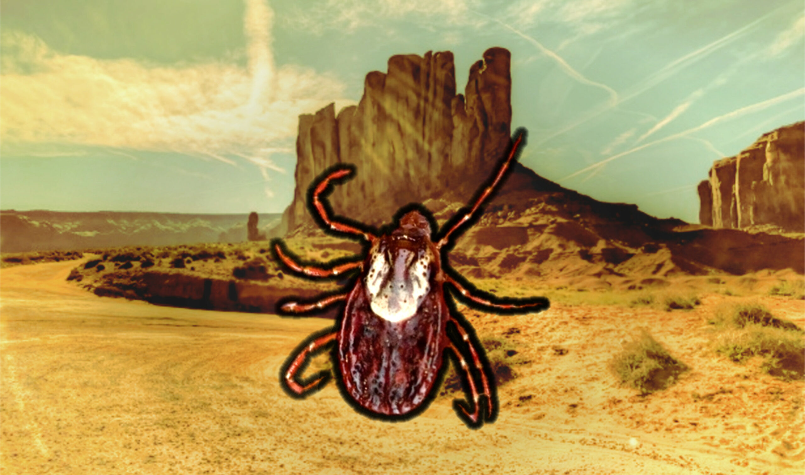 Ticks in the desert