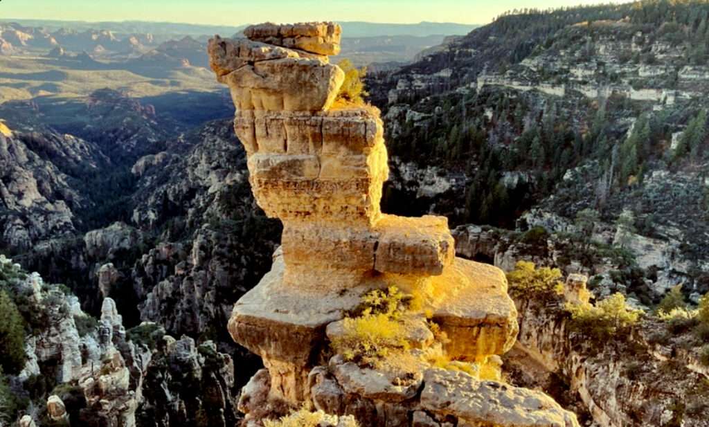 Edge of the World peak, Jenga Rock formation, Flagstaff