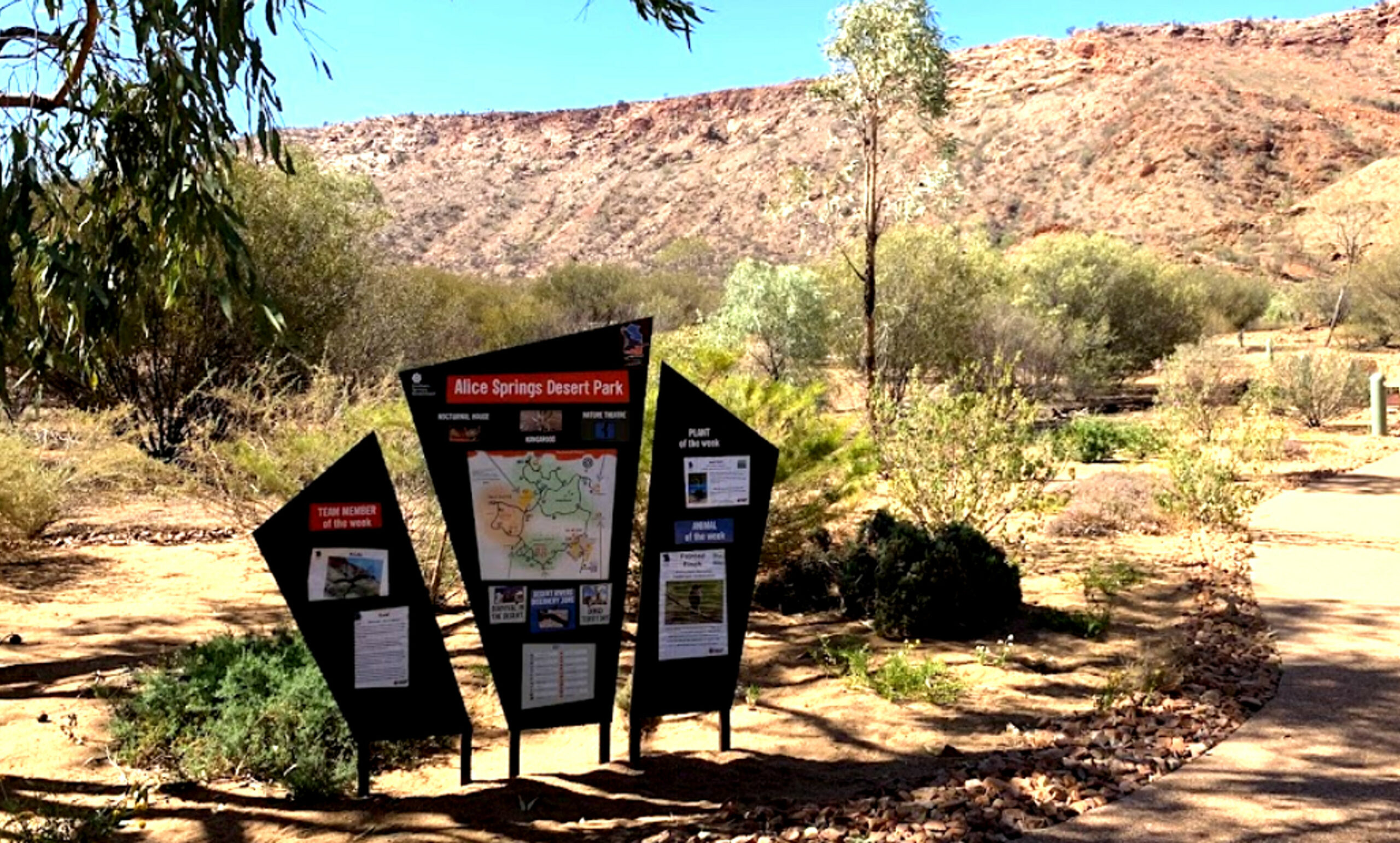Parque del desierto de Alice Springs