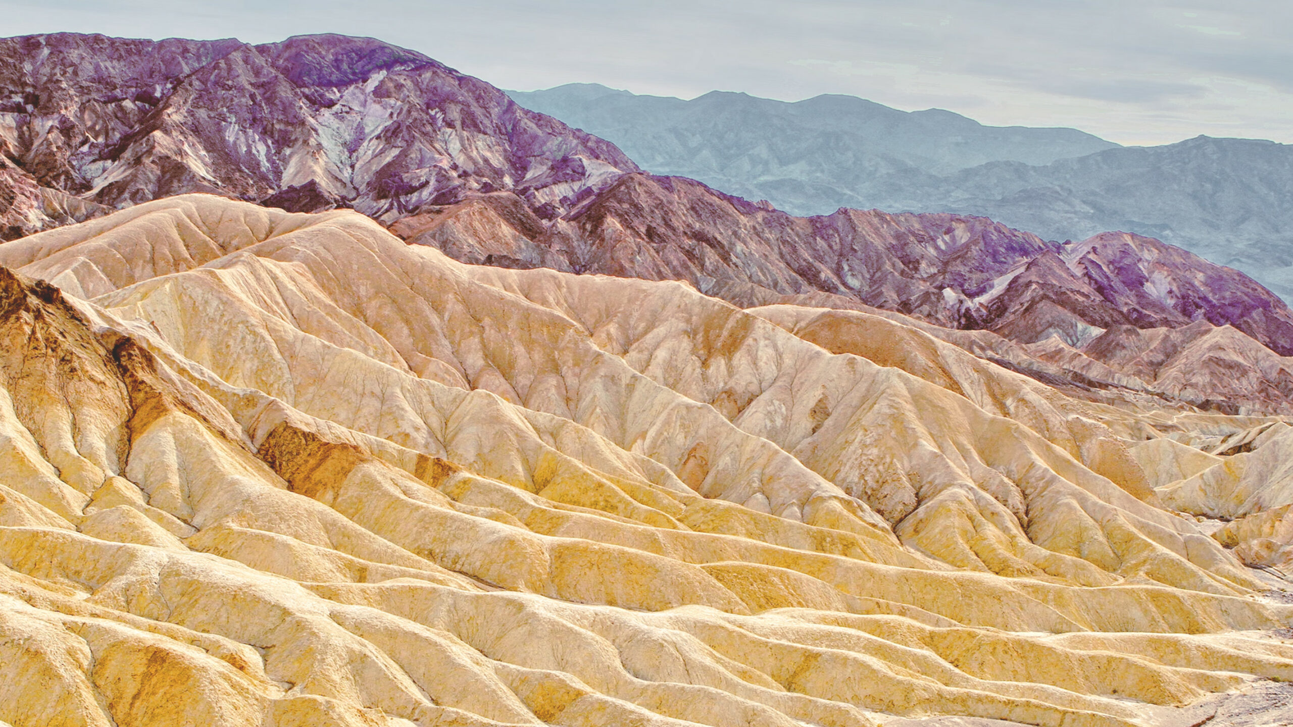 Death Valley, the driest and hottest place in the US