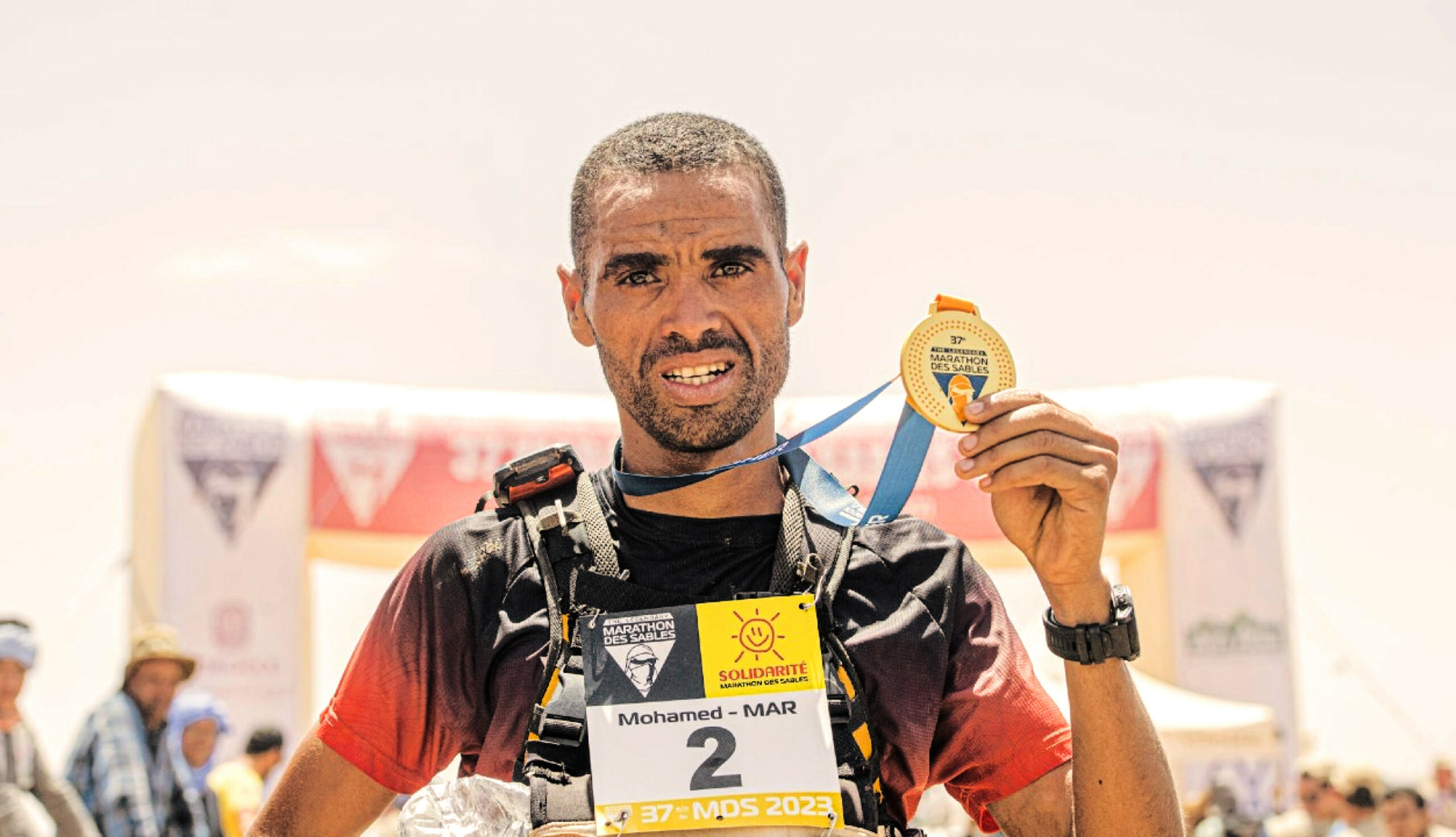 Mohamed El Morabity on Marathon des Sablesin voittaja 2023