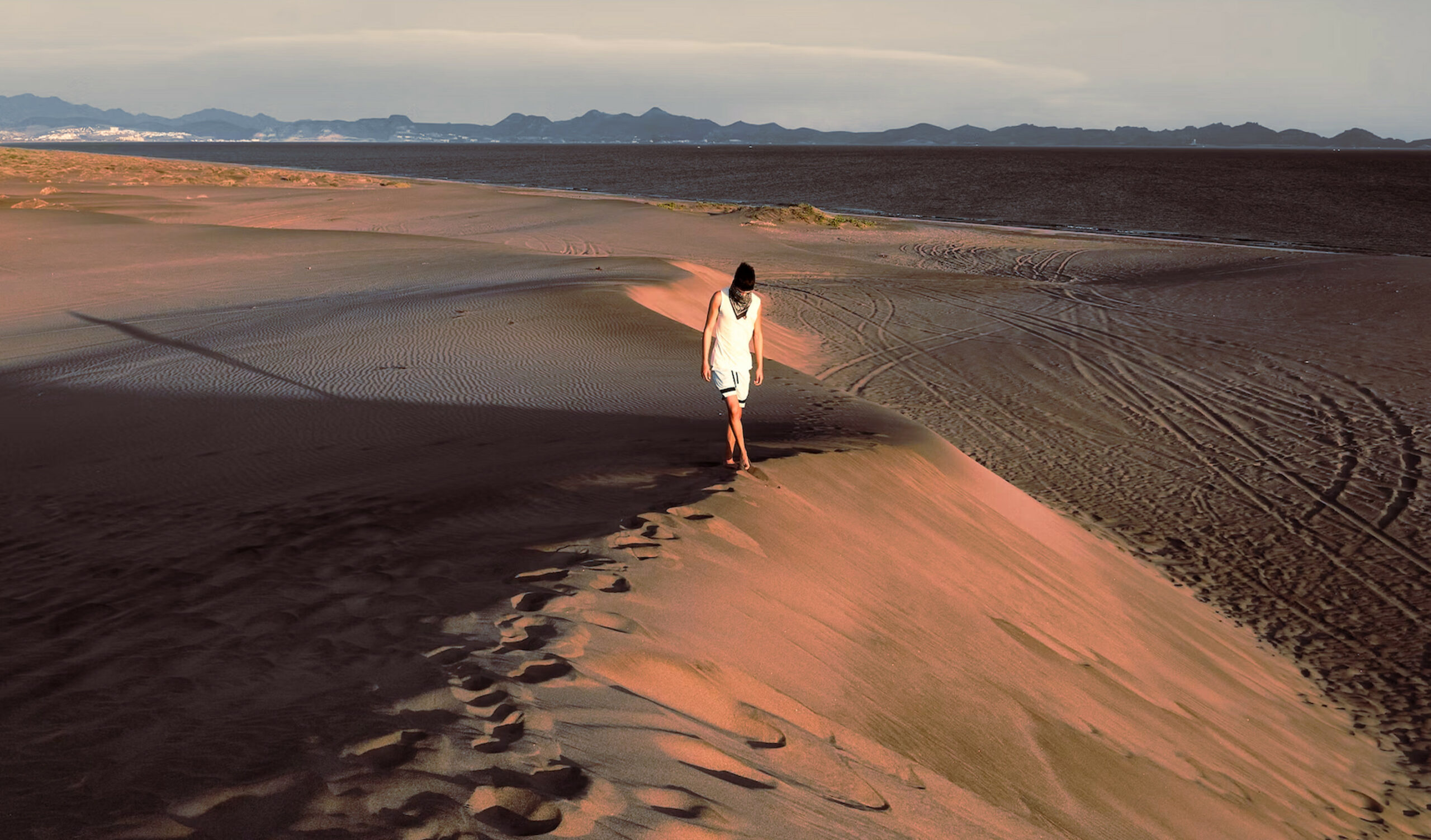 Dune Mogote. La paix, Basse-Californie