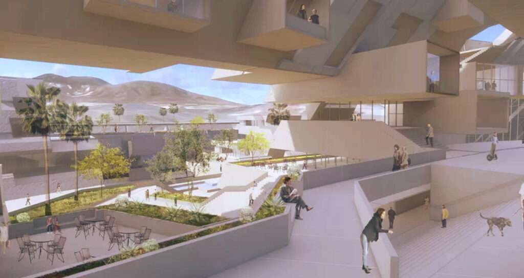 Rendering artistico Parco dell'Innovazione