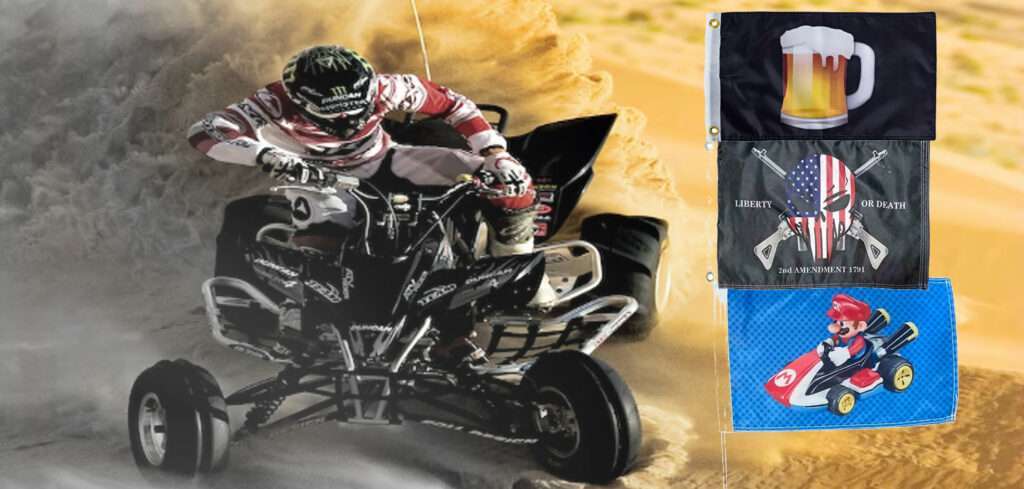ATV divertido / Ideas de la bandera de UTV