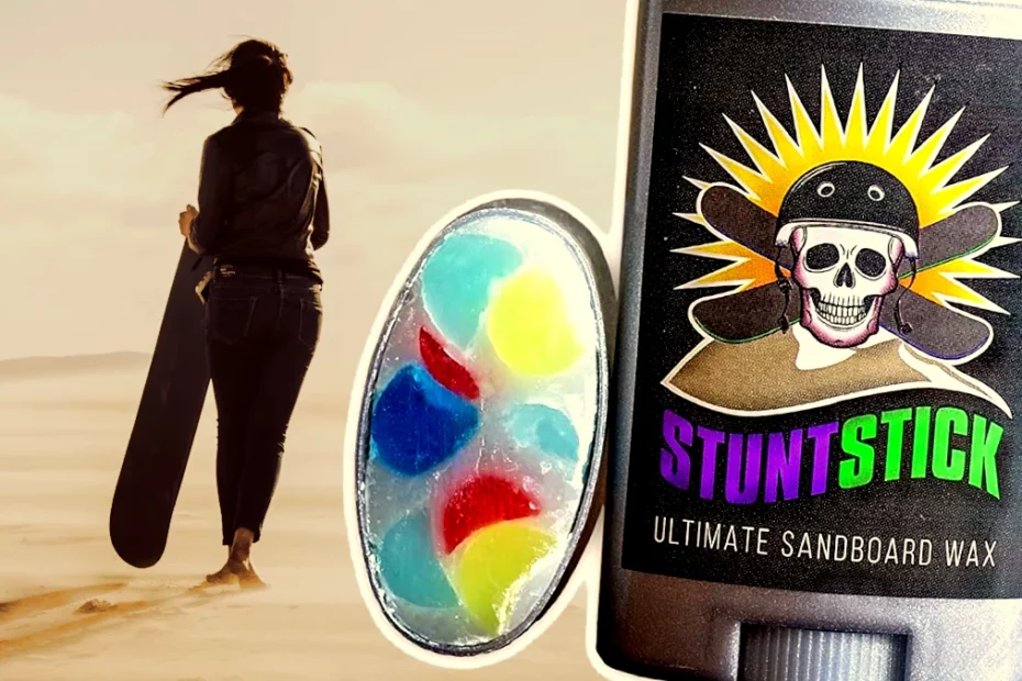 Sandboard wax is made specifically for riding on sand.