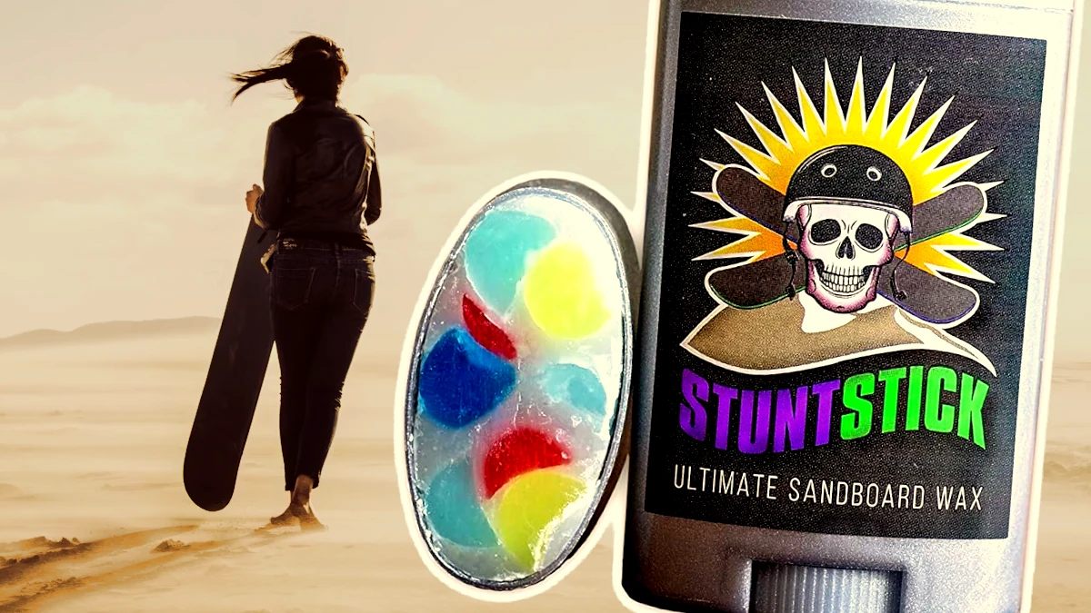 Sandboard wax is made specifically for riding on sand.