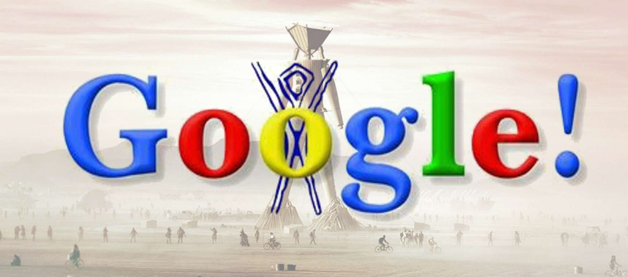 Burning Man Festival Inspired Google Doodle