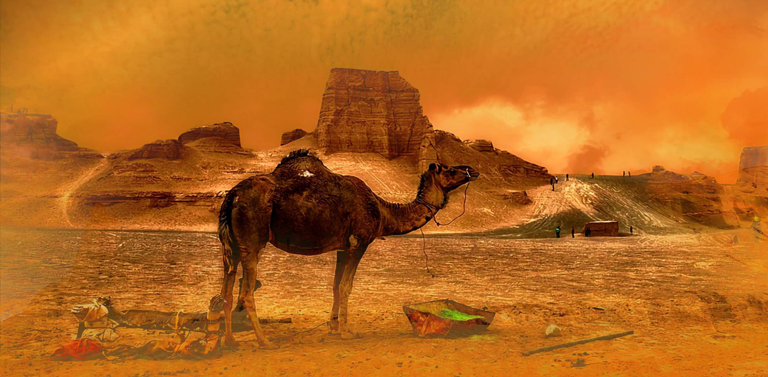 The hottest desert in the world: Dasht-e Lut, Iran