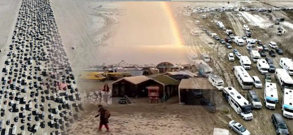 Tens of thousands of people able to leave Burning Man after flooding