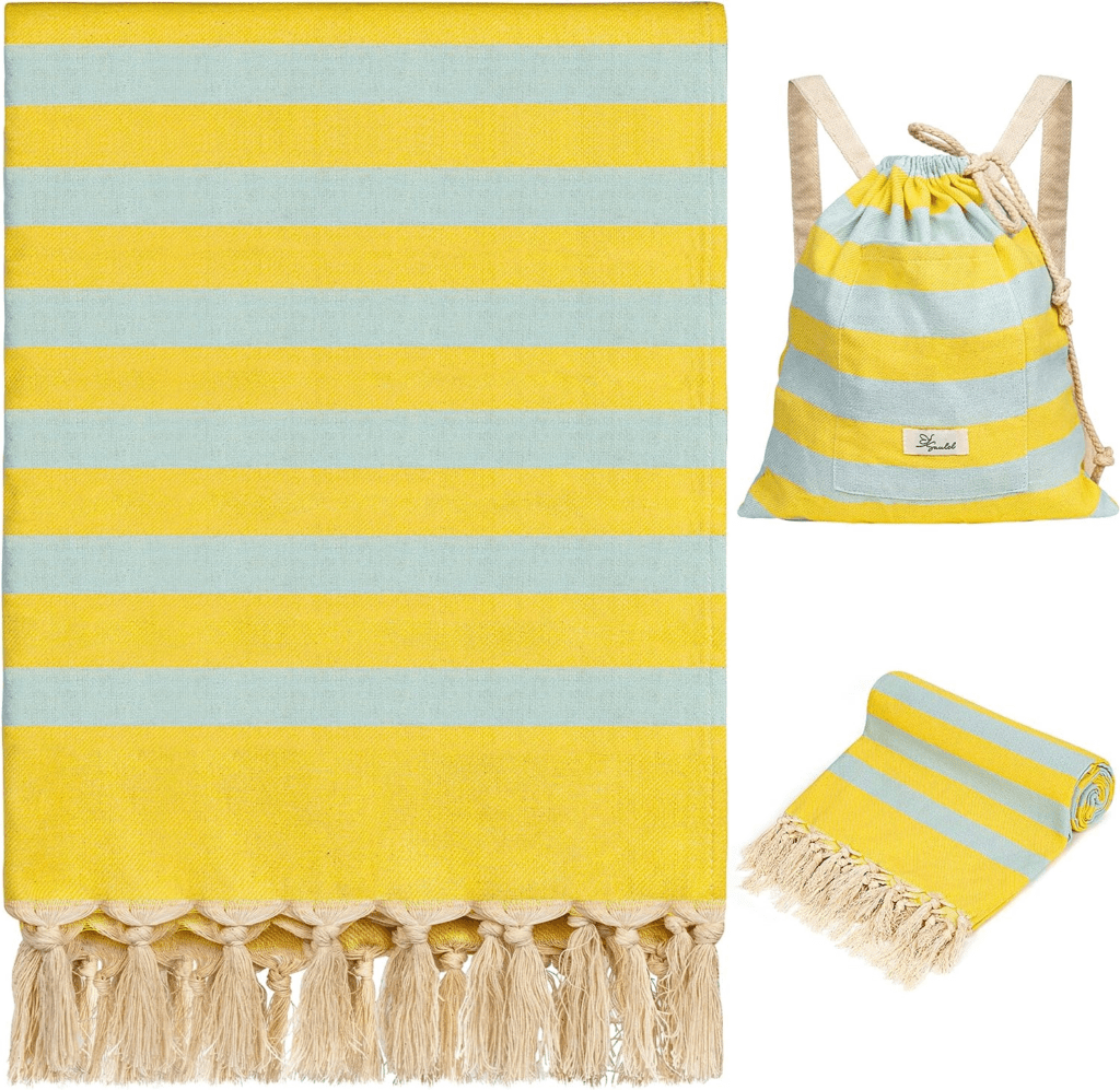 Saulel Turkish Beach Bath Towel