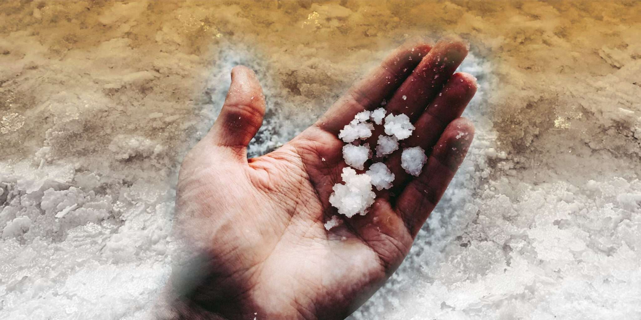 How to separate sand and salt