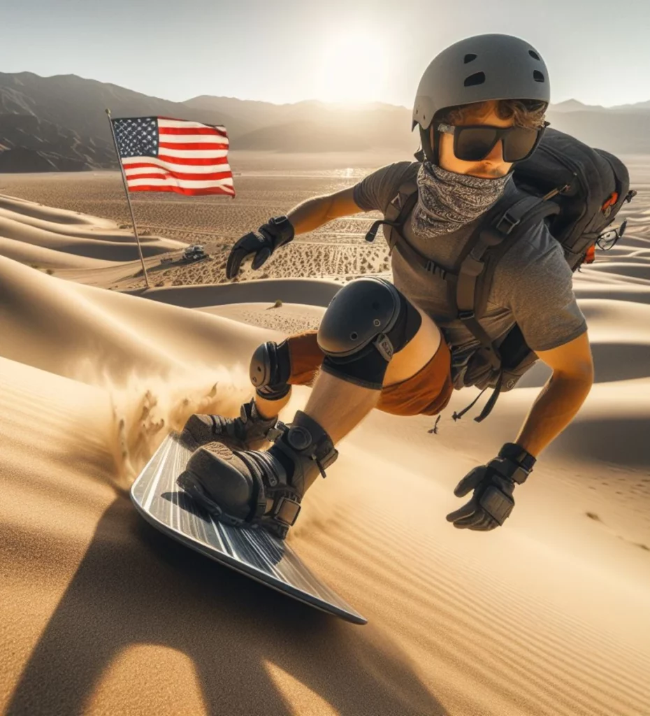 Sandsurfen in den USA