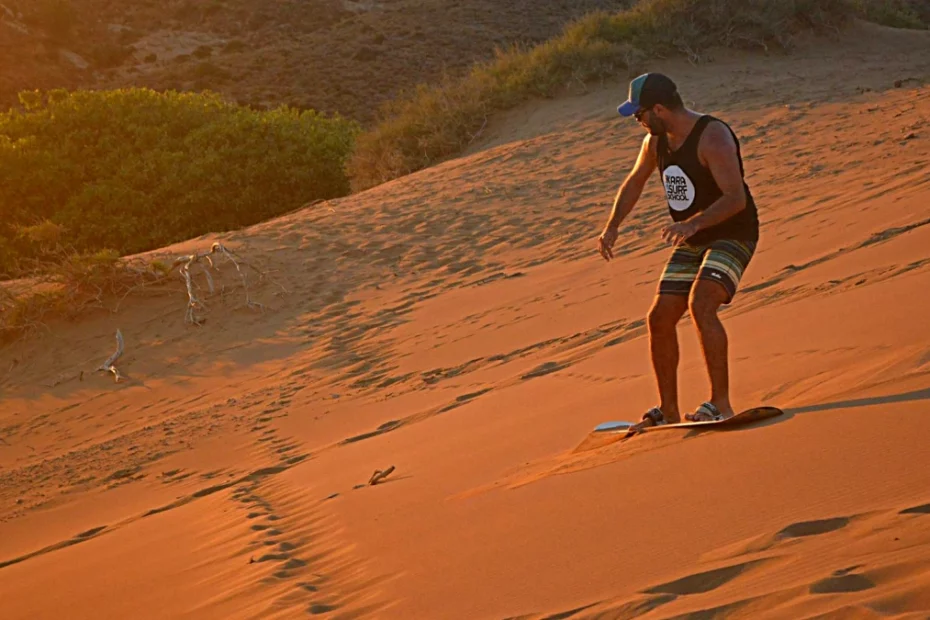 Sandboarding v Řecku