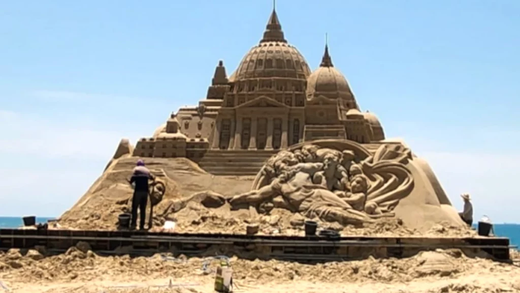 Sand Sculpture at Sundae Sand Festival