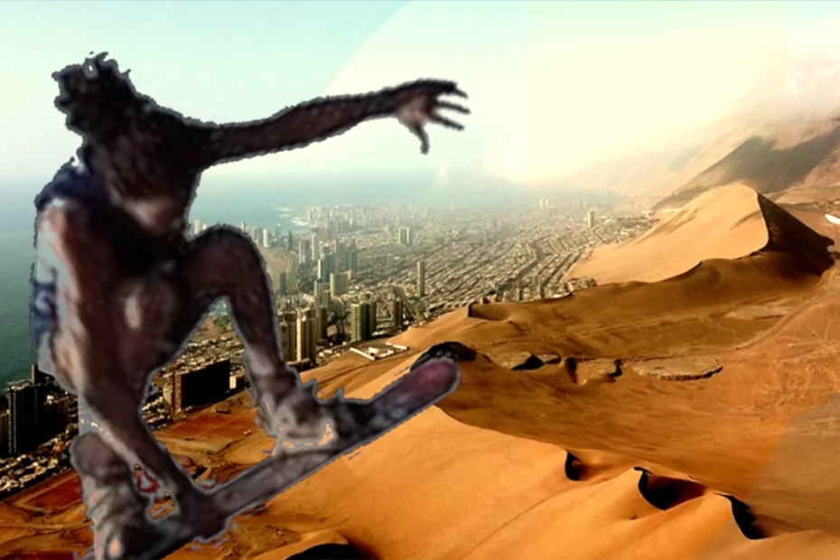 The best sandboarding spot in the world is Dragon Hill Iquique, Chile
