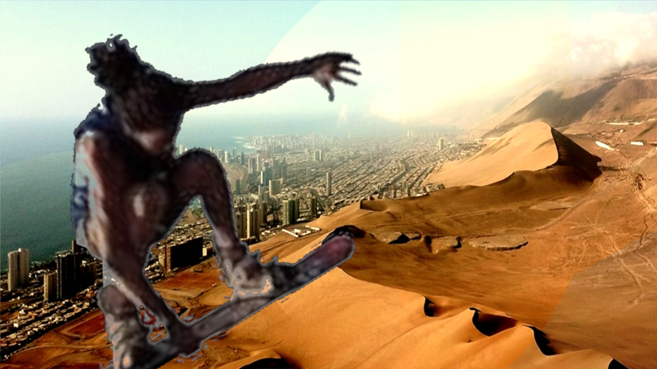 The best sandboarding spot in the world is Dragon Hill Iquique, Chile