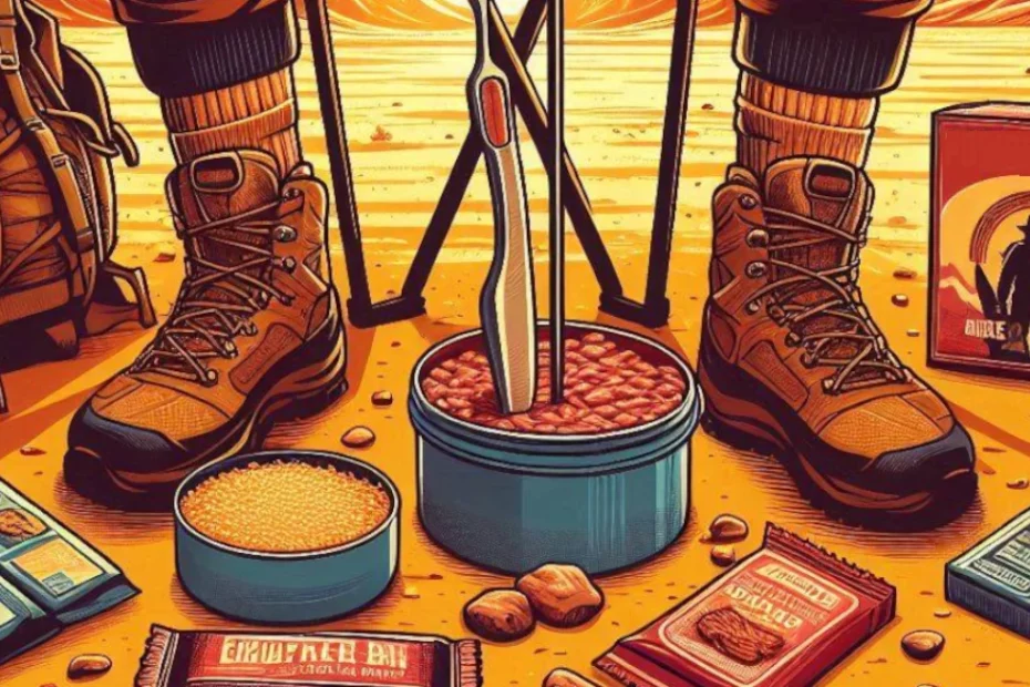 The best food for desert survival includes dried fruits, mixed nuts, powdered eggs, instant oatmeal, and beef jerky.