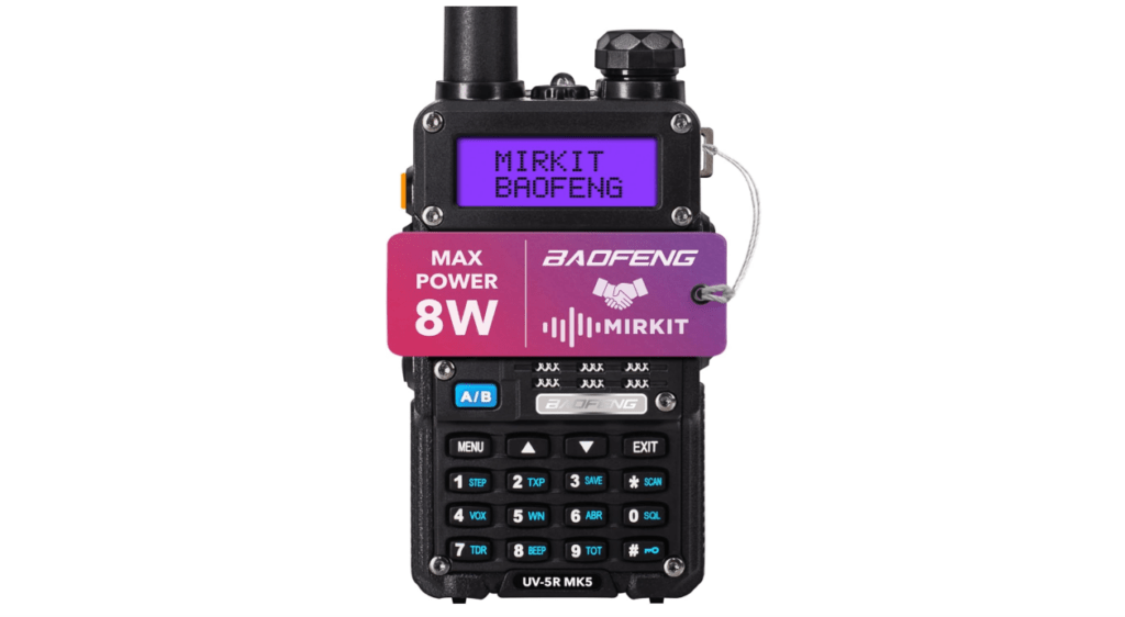Mirkit Baofeng UV-5R MK5 Extra Pack Radio